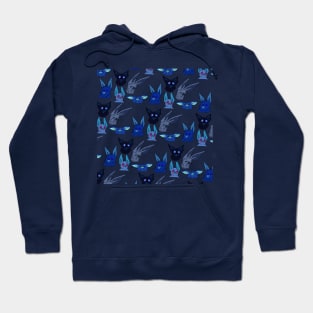 Blue Bats Hoodie